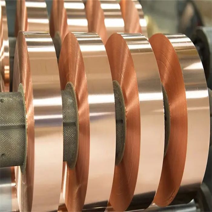 99.9 pousan Pi Copper Strip fèy woule bobin