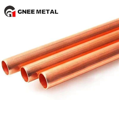 C11000 HVAC Tib Copper Dwat Tiyo Copper 0.1mm-20mm Kondiksyon Chalè